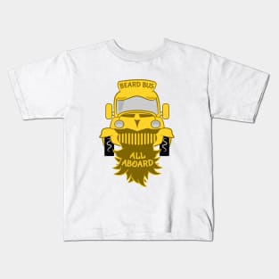 Beard Bus Kids T-Shirt